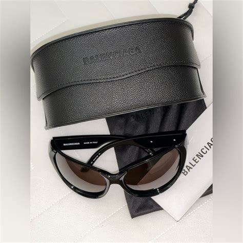 Balenciaga Xpander 65MM Butterfly Sunglasses .